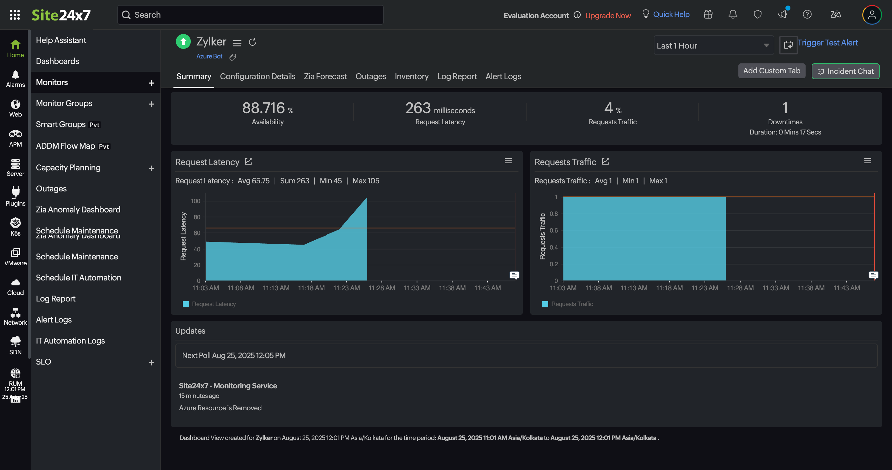 Azure Bot Summary Azure Bot Summary