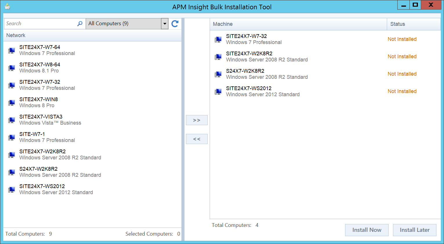 bulk_installation_2 Select machine