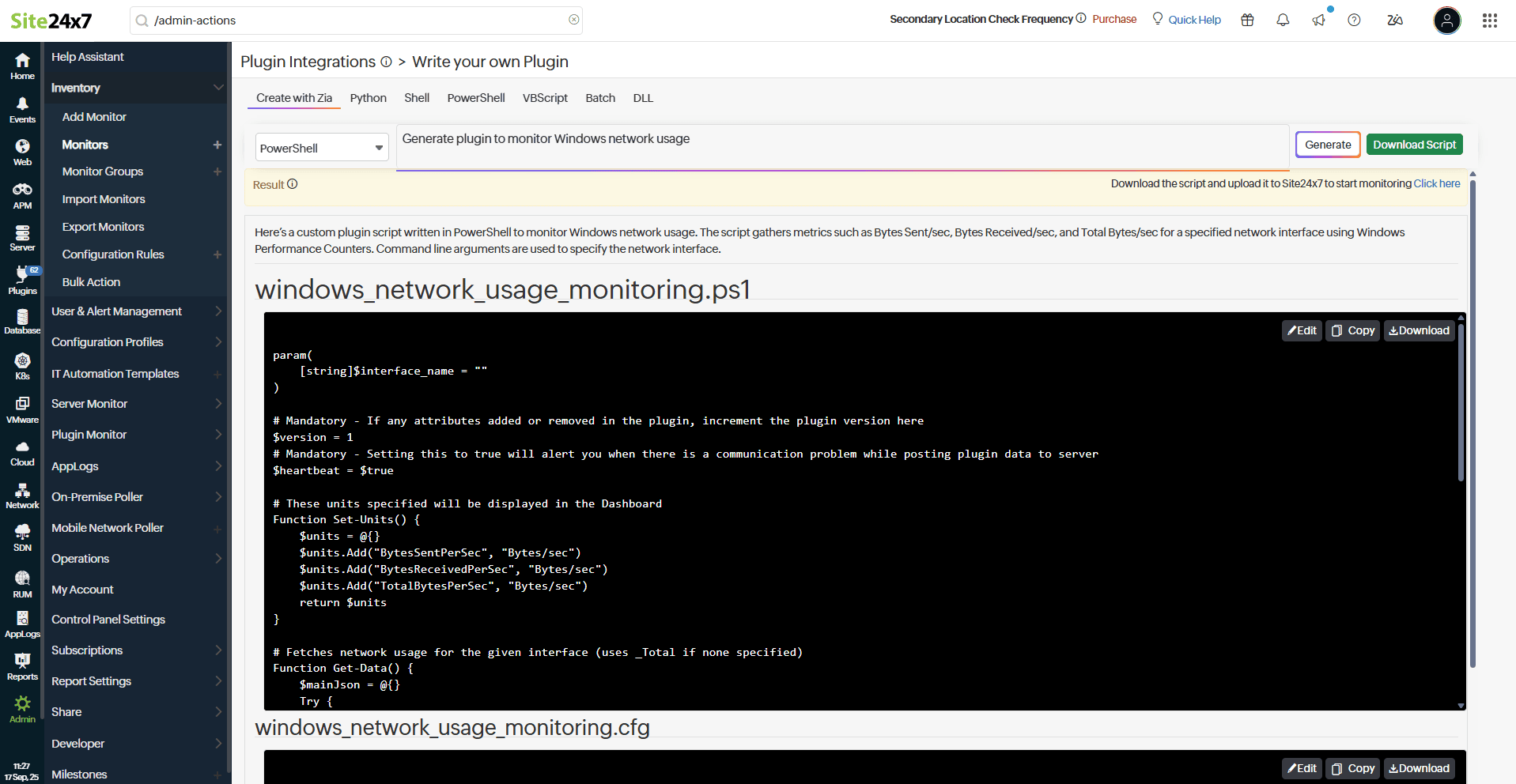 Create plugin with Zia create plugin with zia