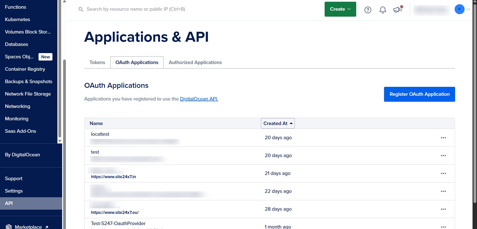 OAuth Application