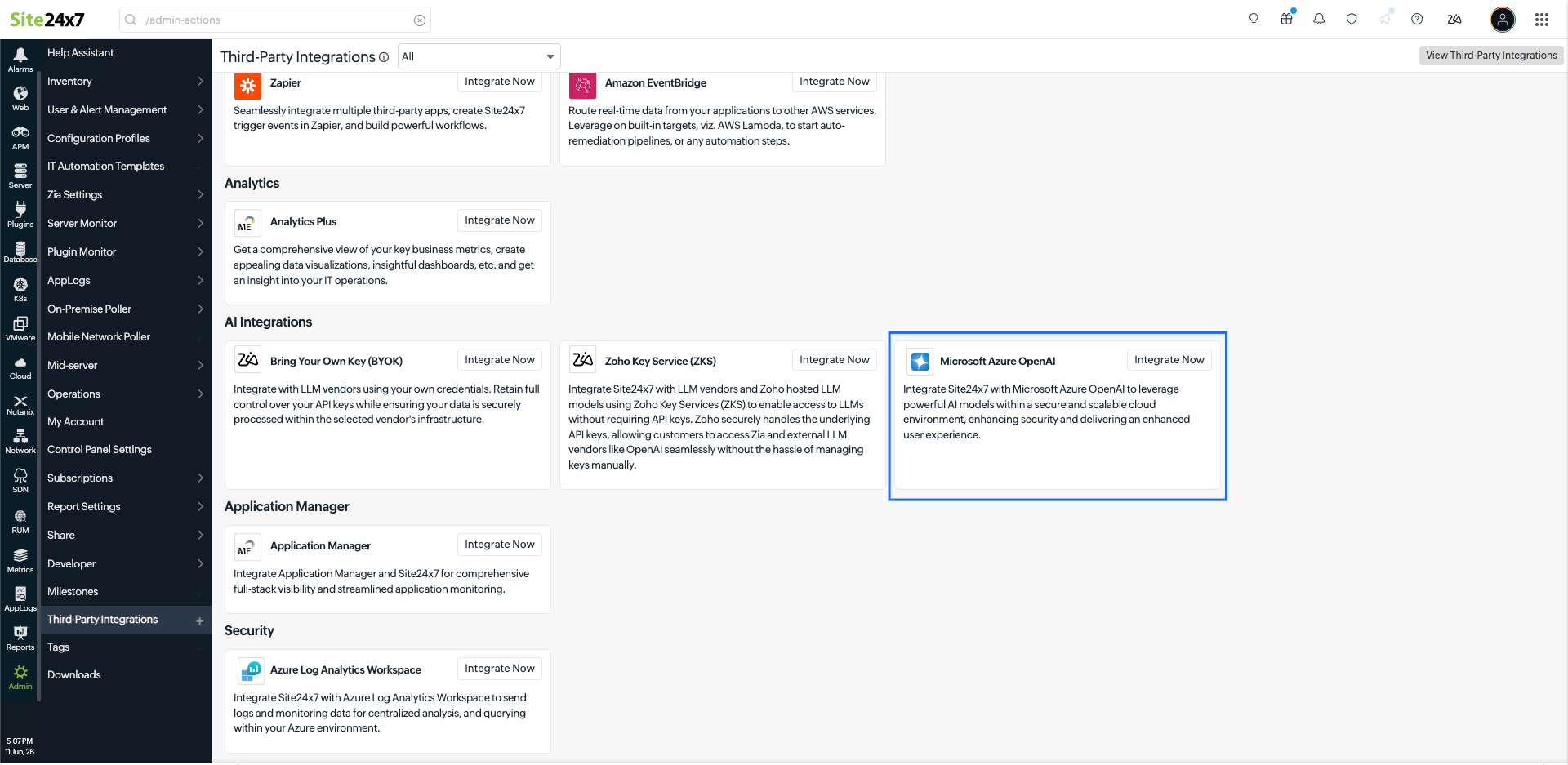 Microsoft Azure AI Integration Microsoft Azure AI Integration