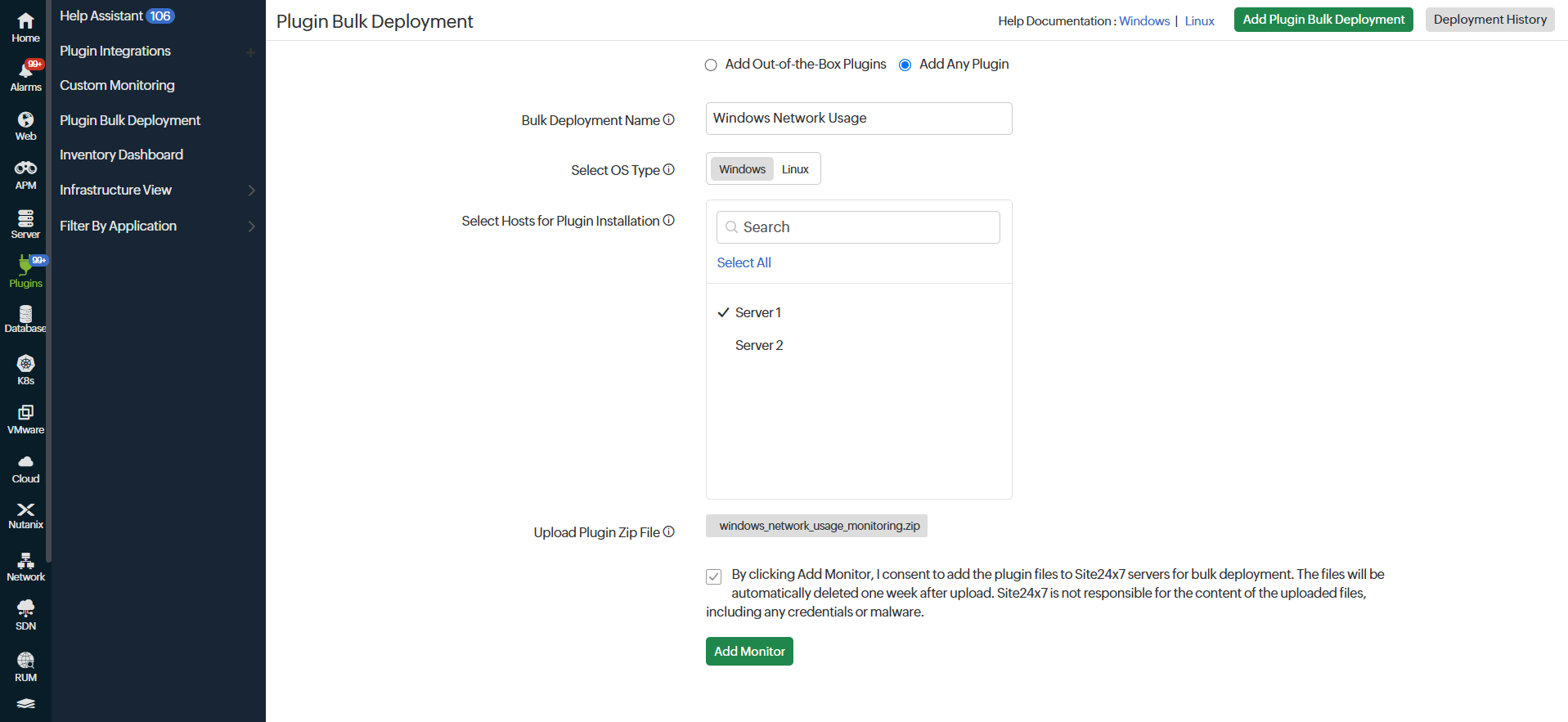 Plugin bulk deployment Plugin bulk deployment